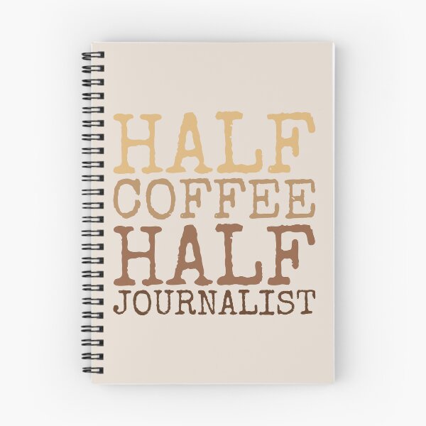 Item preview, Half coffee half journalist designed and sold by SweetLog.