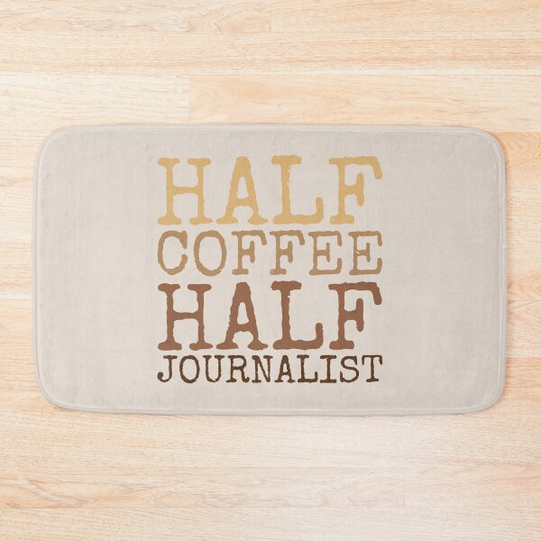 Item preview, Half coffee half journalist designed and sold by SweetLog.