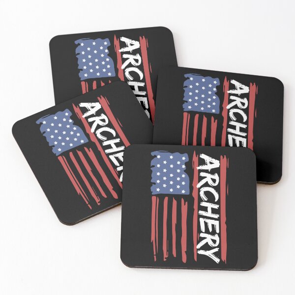 Item preview, Archery American Flag designed and sold by TendyTees.