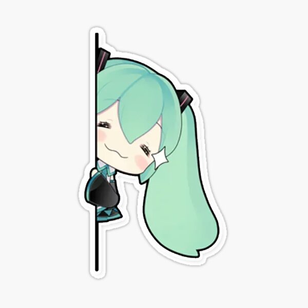 Cute Miku Boba Waterproof Vinyl Sticker Pack Kawaii Anime Girl