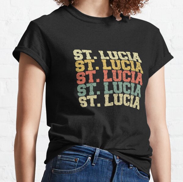 St Lucia Souvenirs, St Lucia Shirt, St Lucia Gift, St Lucia Vacation, I  Love St Lucia, St Lucia Tshirt, St Lucia Clothing, St Lucia T Shirt -   Canada