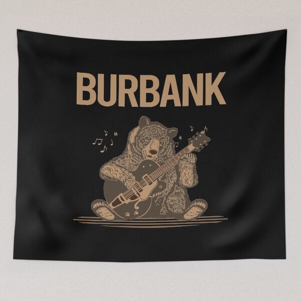 Item preview, Bear With Guitar Burbank designed and sold by hurseslossb.