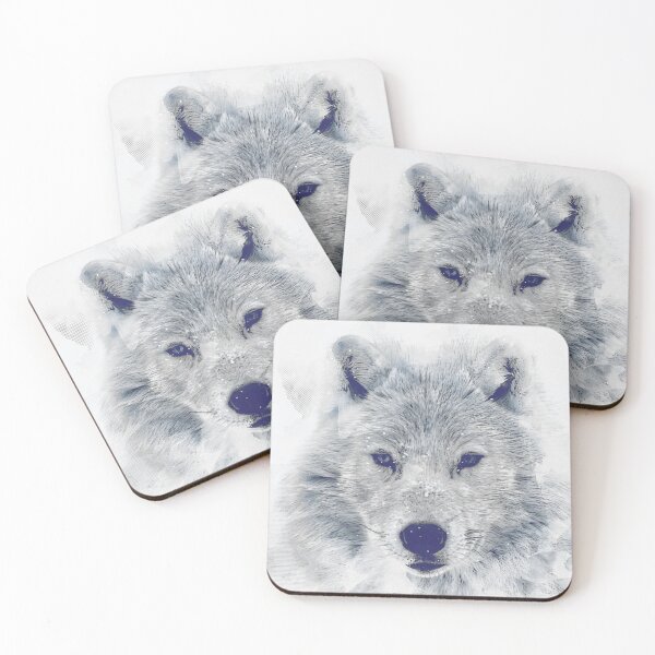 Item preview, Wolf Watercolour Portrait. designed and sold by GoodArtPix.