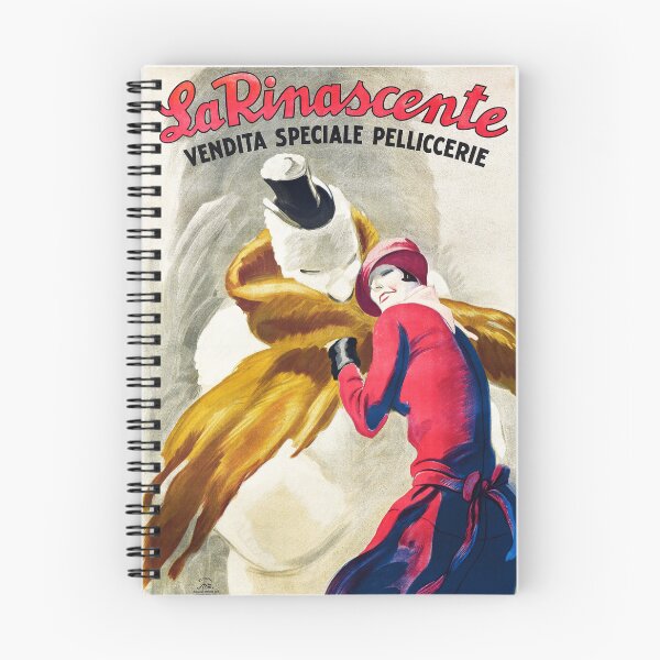 Item preview, LA RINASCENTE Vendita Speciale Pelliccerie 1920 Vintage Poster Advertising by Marcelo Dudovich designed and sold by retroposters.