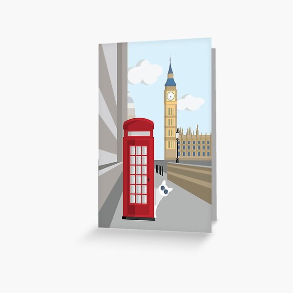 Aperçu de l'œuvre Chat voyageur à Londres créée et vendue par TravellingCat.