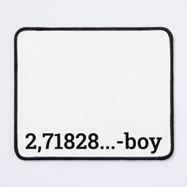 Item preview, e-boy math joke 2 number 2,71828 black color designed and sold by xiape.