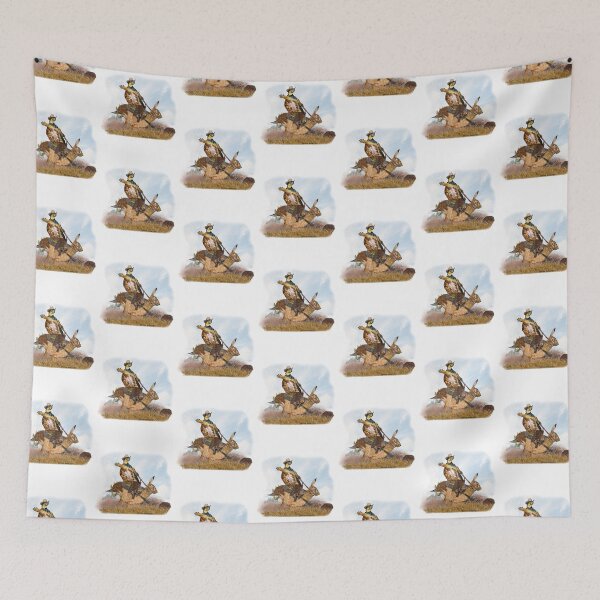 Item preview, Turtle Cowboy Riding His Hare   designed and sold by Timmarshall.