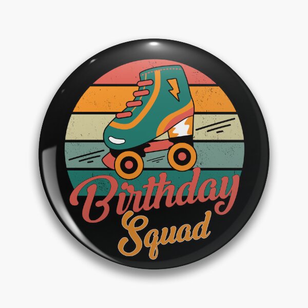 Item preview, Birthday Squad Vintage Retro Roller Skate for women designed and sold by Sasikharn.