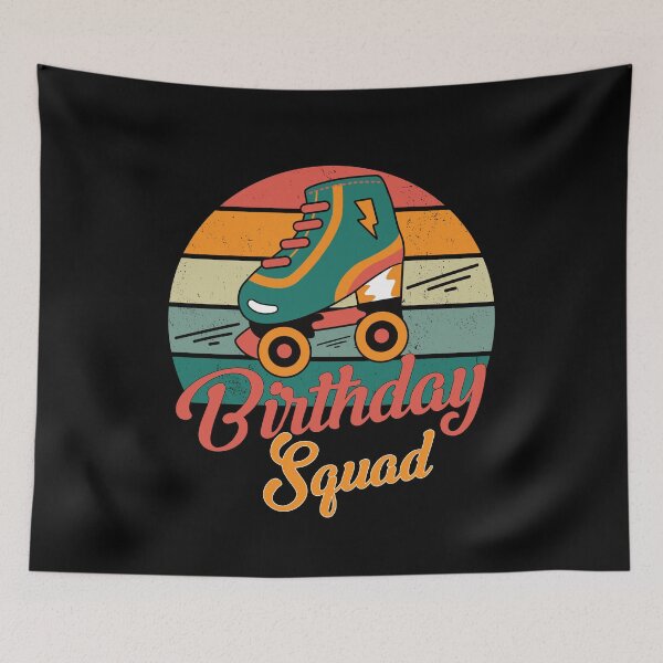 Item preview, Birthday Squad Vintage Retro Roller Skate for women designed and sold by Sasikharn.