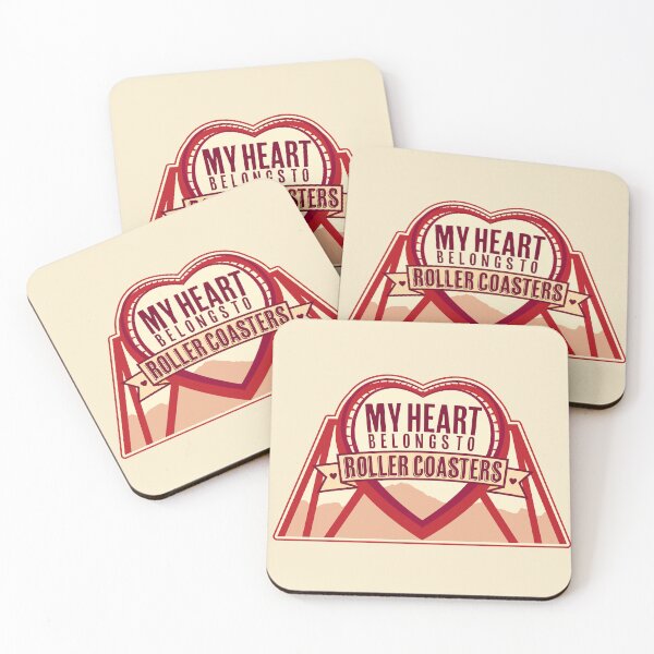 Item preview, My Heart Belongs to Roller Coasters designed and sold by Thrilltography.