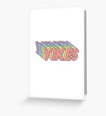 Tarjeta de felicitación YIKES