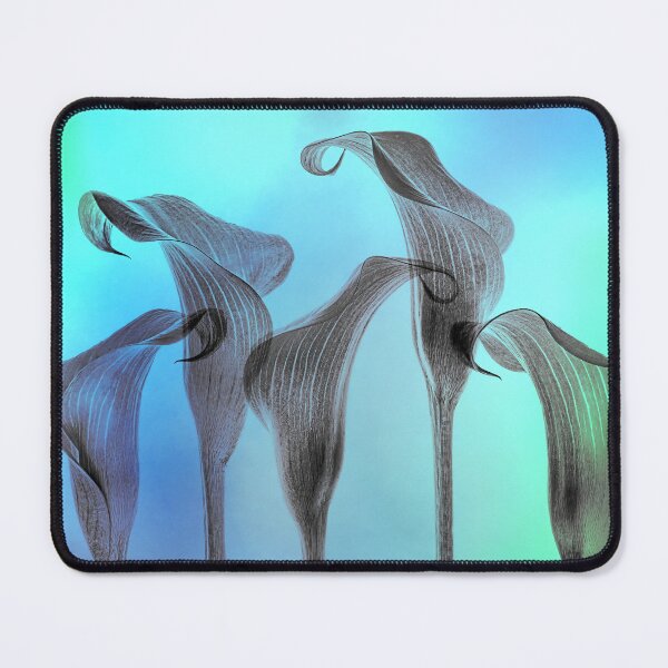 Item preview, Five Calla Lilies in blue and green designed and sold by Tony North.