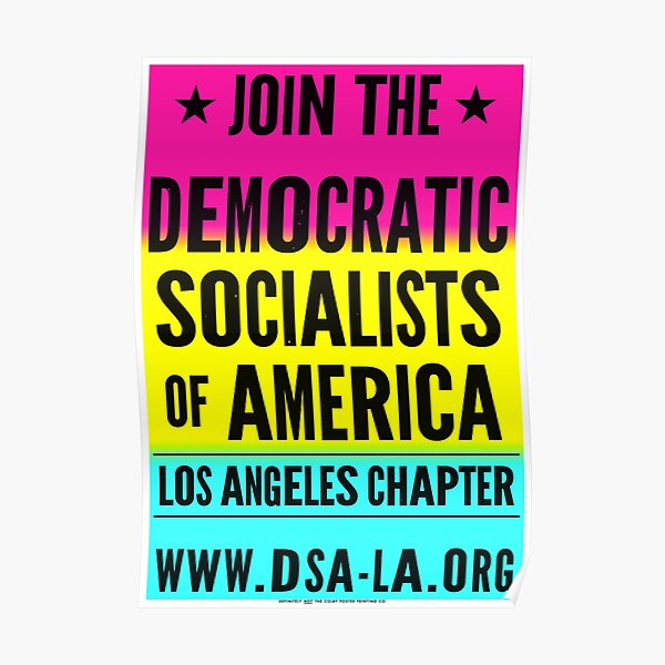 Join The Dsa La Poster By Thomasesmith Redbubble