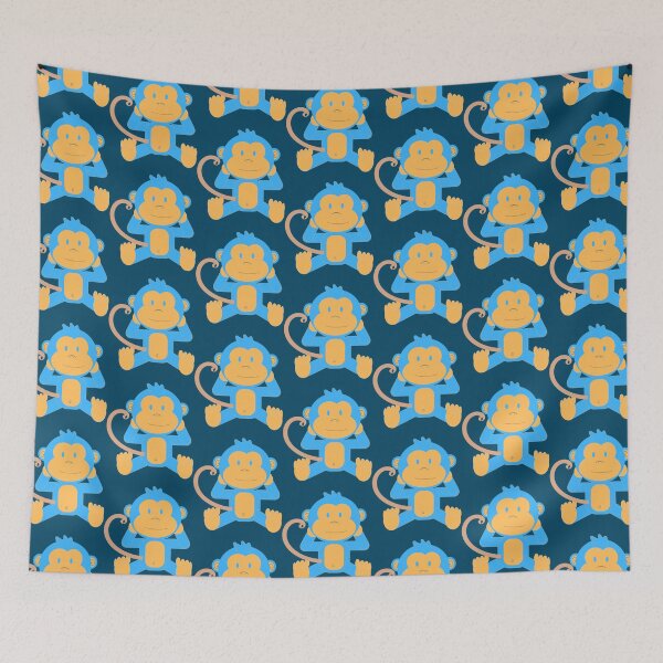 Item preview, Monkey Throw Blanket Blankets For Kids (Seventh Edition)   designed and sold by Timmarshall.