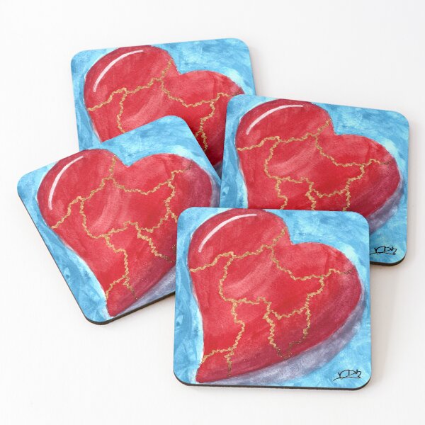Item preview, Wabi Sabi Heart designed and sold by storiedthreads.