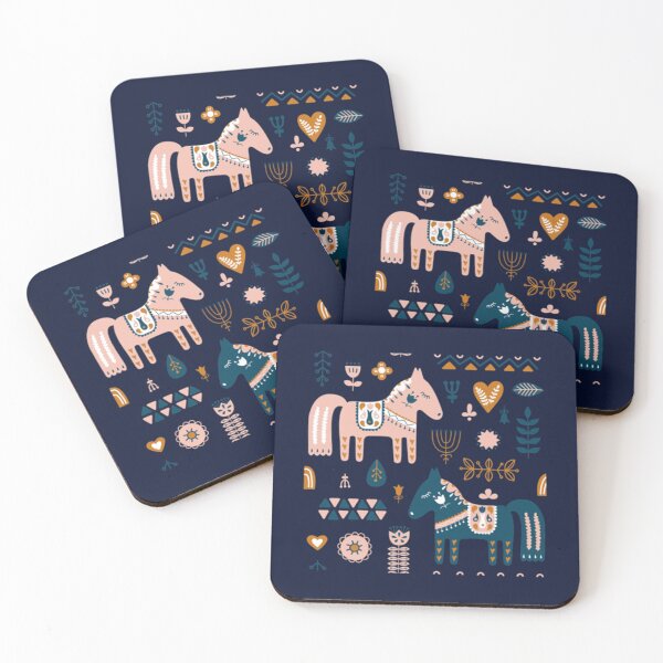 Item preview, Baby Horses Folk Art Pattern   designed and sold by Timmarshall.