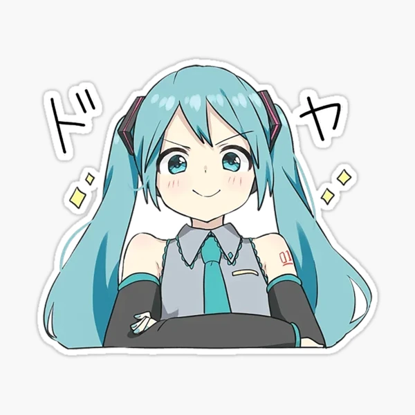 Hatsune Miku Sticker for Sale by MrPiePia