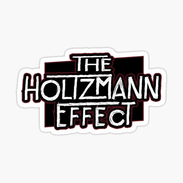 The Holtzmann Effect Text Logo Sticker
