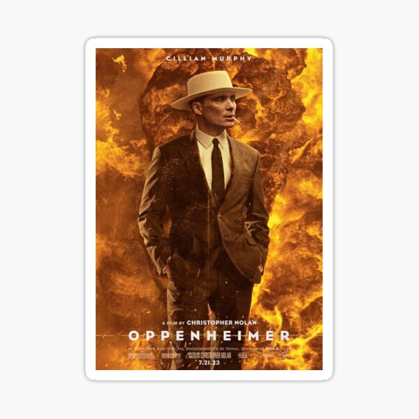 Oppenheimer 2024 By Christopher Nolan Sticker For Sale By Maggiecoo   St,small,507x507 Pad,600x600,f8f8f8 