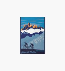 Giro D 'Italien Retro Passo Dello Stelvio Radfahren Poster Galeriedruck