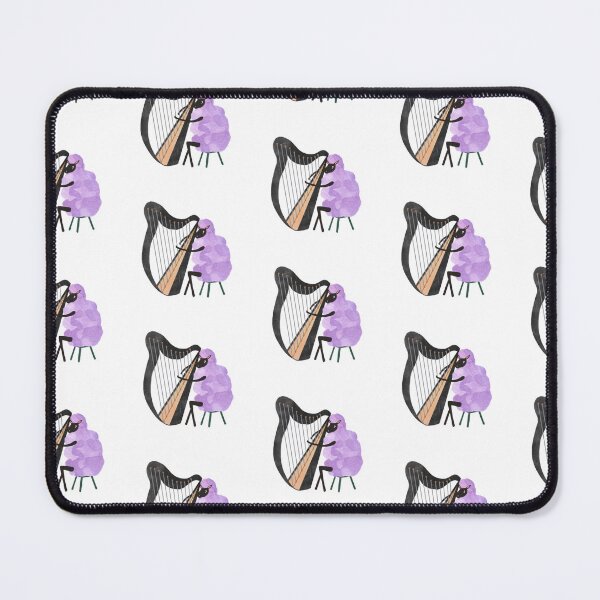 Item preview, Sheep playing harp designed and sold by Vera Styles.