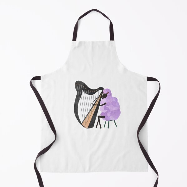 Item preview, Sheep playing harp designed and sold by Vera Styles.