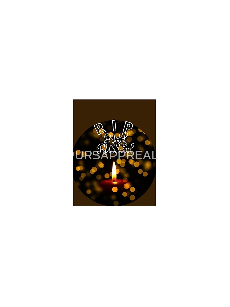 Thumbnail 3 of 3, Scarf, RIP BILL RUSSEL designed and sold by URSAPPREAL.
