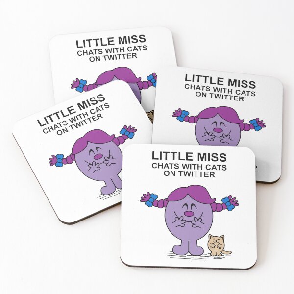 Item preview, Little Miss Chats with Cats on Twitter designed and sold by Scat the cat.
