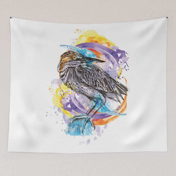 Item preview, A powerful hunting and fishing heron designed and sold by plumasycantos.
