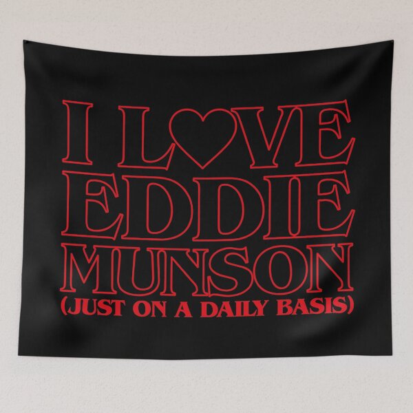 Aperçu de l'œuvre J'AIME EDDIE MUNSON (Juste au quotidien) v2 créée et vendue par frikybomb.