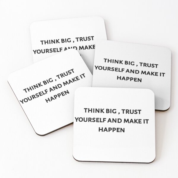 Item preview, Think big trust yourself and make it happen designed and sold by Itaxi.