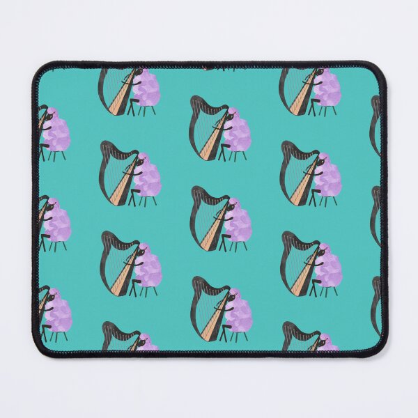 Item preview, Sheep playing harp designed and sold by Vera Styles.
