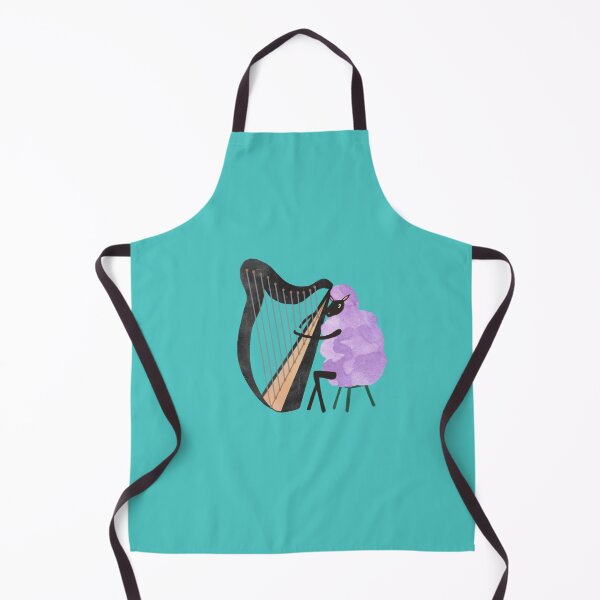 Item preview, Sheep playing harp designed and sold by Vera Styles.