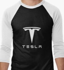 Tesla Merchandise Men's Baseball ¾ T-Shirt