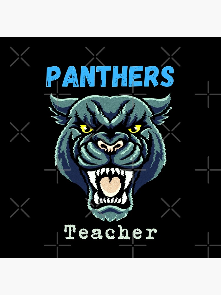 "Wild Panthers Teacher Groovy Teacher Design" Poster for Sale by