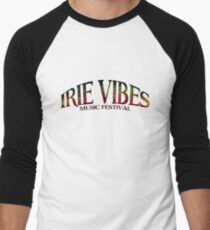 Irie Vibes Musik Festival Logo Baseballshirt für Männer
