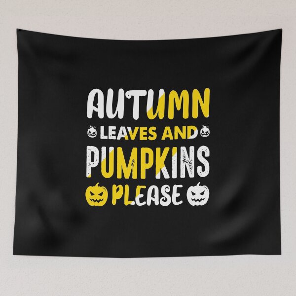 Item preview, Autumn Leaves and Pumpkins Please designed and sold by OtterFactory.
