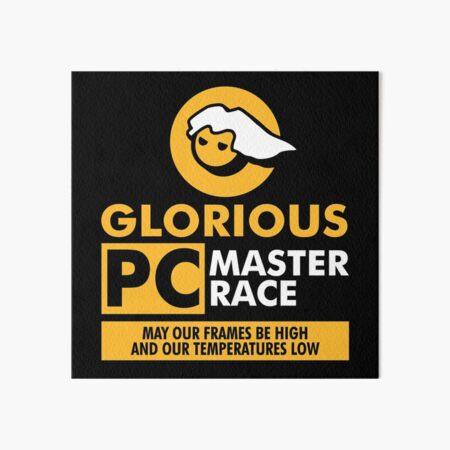 Aperçu de l'œuvre Glorious PC Gaming Master Race créée et vendue par T-TEES Clothing.