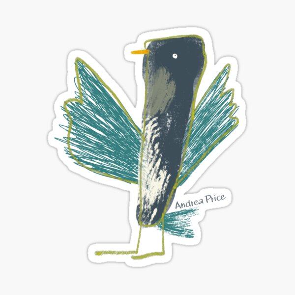 Pareidolia-Vogel "Scratchy !!" Sticker