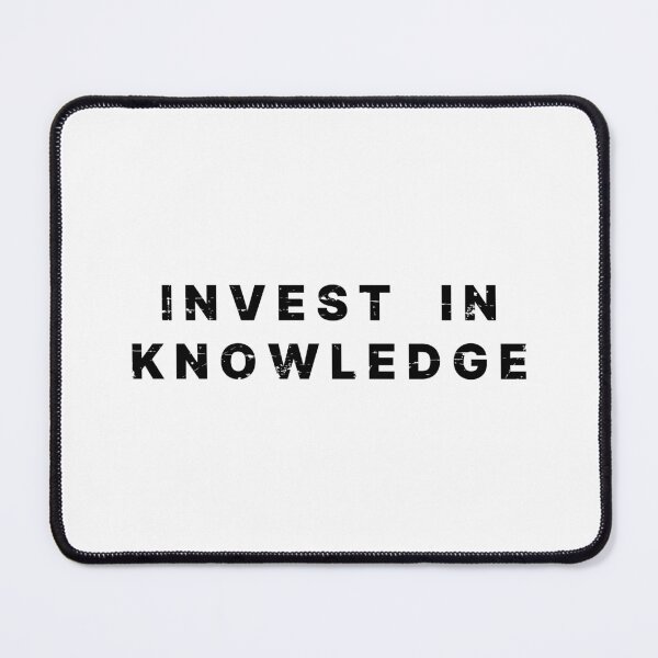 Item preview, INVEST KNOWLEDGE (WHITE) designed and sold by AnaelDraw.