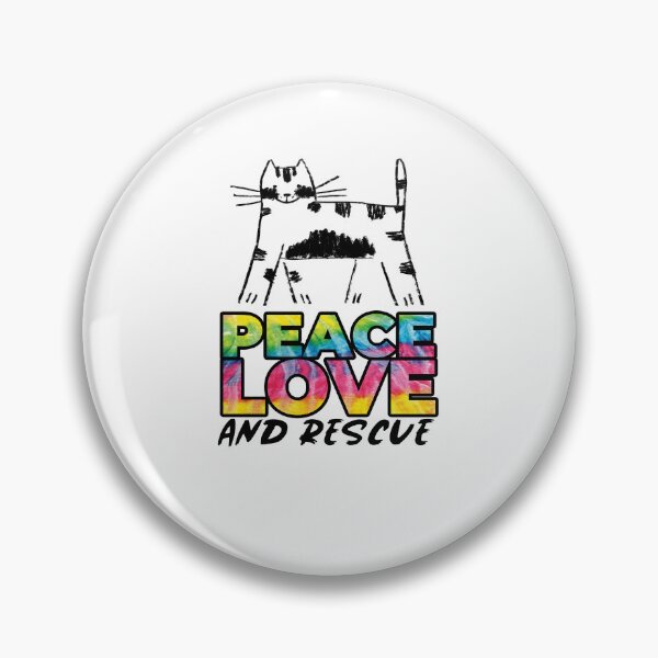 Item preview, Peace, Love and Rescue for animals designed and sold by auntfluffy.