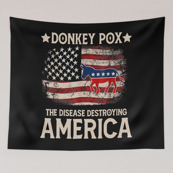 Item preview, Donkey Pox The Disease Destroying America Funny Donkeypox designed and sold by ElizabethxJime.