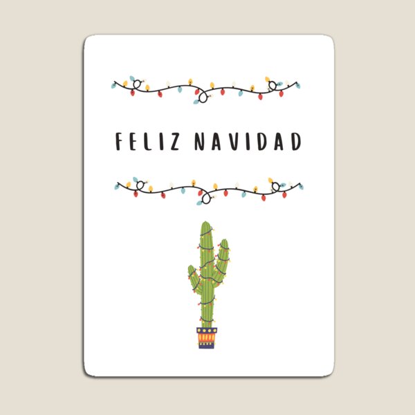 "Feliz Navidad (Frohe Weihnachten auf Spanisch) tarjeta de Navidad