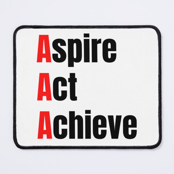 Item preview, Aspire, Act, Achieve designed and sold by HuGoDesignZ.