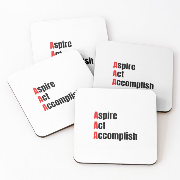 Item preview, Aspire, Act, Accomplish designed and sold by HuGoDesignZ.