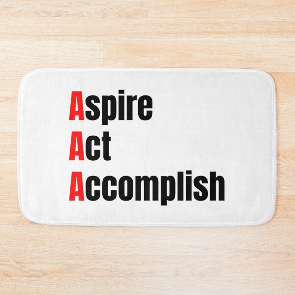 Item preview, Aspire, Act, Accomplish designed and sold by HuGoDesignZ.