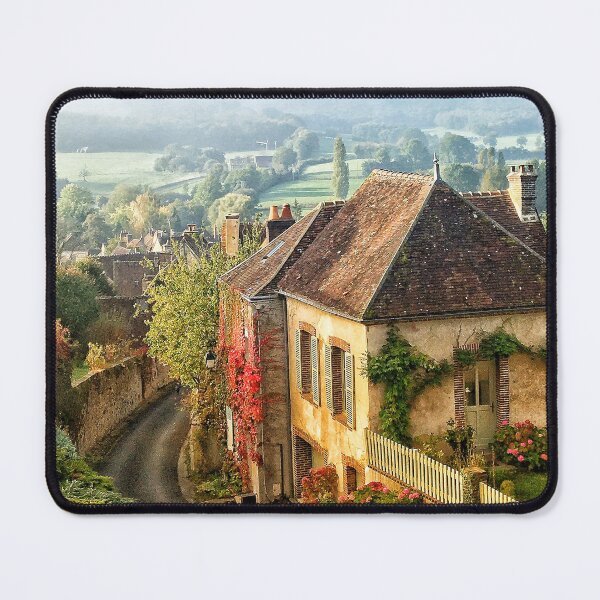 Item preview, Misty Morning in Moutiers-au-Perche designed and sold by dawne polis.