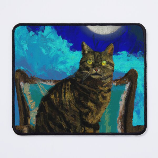 Item preview, Cat on chair in moonlight designed and sold by Lolly's Lane Shoppe.