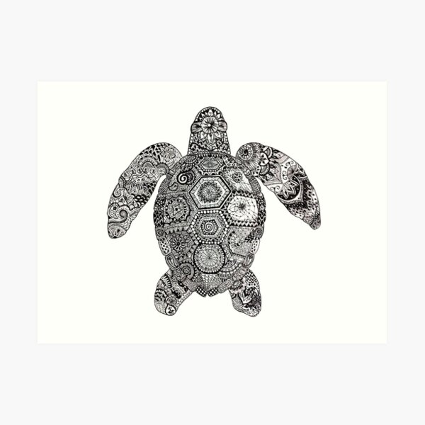 Zentangle Turtle