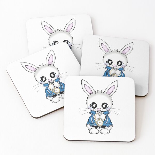Item preview, cute white rabbit alice wonderland designed and sold by Pezi-Creation.